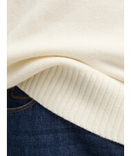 CALVIN KLEIN CK JEANS Oversized crew neck sweater ivory - Men's Sweaters - 5