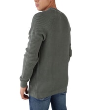 CALVIN KLEIN CK JEANS Ribbed crew neck sweater - Men's Sweaters
