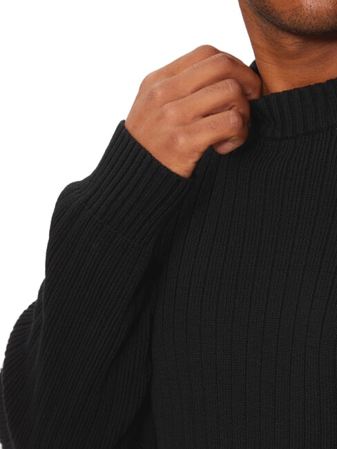 CK JEANS Regular fit crew neck sweater ck black - Men's Sweaters