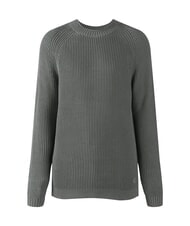 CALVIN KLEIN CK JEANS Ribbed crew neck sweater endless grey - Men's Sweaters - 4