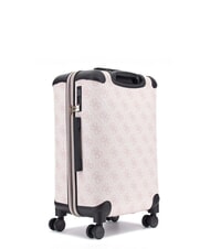 GUESS BERTA 22 Medium trolley rose water logo - Rigid Trolley Cases - 3