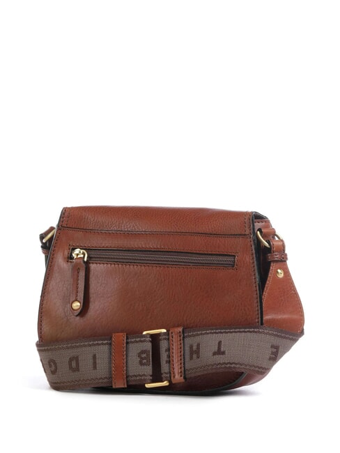 ISADORA Mini shoulder bag, in leather BROWN - Women’s Bags