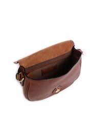THE BRIDGE ISADORA Mini shoulder bag, in leather BROWN - Women’s Bags - 3