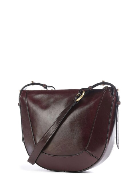 FEDORA Leather shoulder bag with flap must abb. gold - Women’s Bags