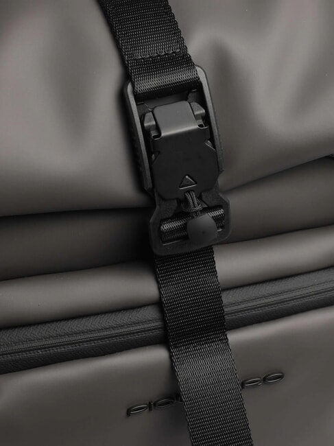 CORNER SPECIALE GOMMATO Roll-top backpack for 15.6" laptop GREY - Laptop backpacks