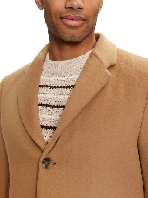 CK Wool blend coat natural khaki - Men's Jackets