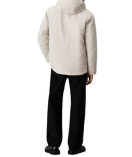 CALVIN KLEIN CK JEANS Technical fabric hooded jacket - Men's Jackets