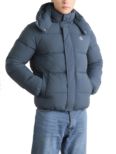 CK JEANS Padded jacket with hood ink - Men's down jackets
