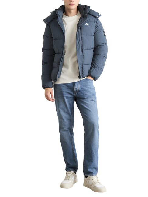 CK JEANS Padded jacket with hood ink - Men's down jackets