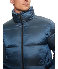 CALVIN KLEIN CK JEANS Shiny padded jacket China blue / CK black - Men's down jackets - 3