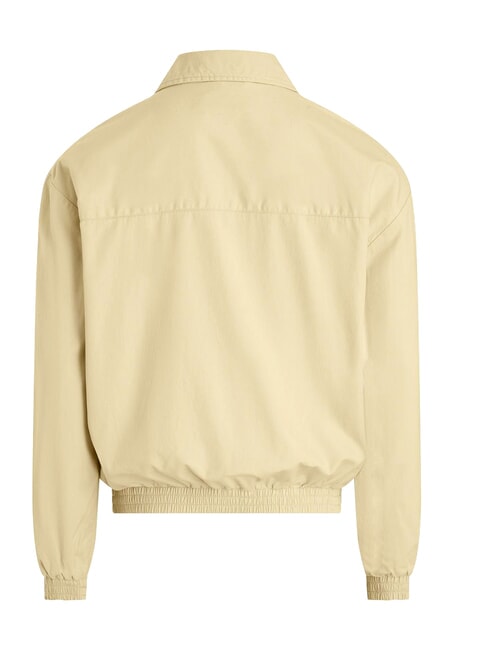 CK JEANS Relaxed fit jacket with zip pale khaki - Men's Jackets