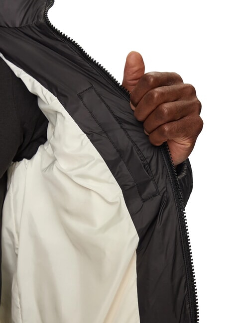 CK JEANS Logo patch down jacket ivory / ck black - Men's down jackets