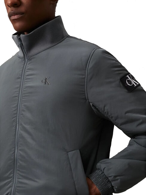 CK JEANS Medium weight bomber jacket endless grey - Men's Jackets