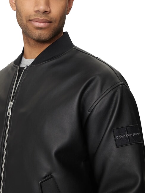 CK JEANS Relaxed fit bomber jacket ck black - Men's Jackets