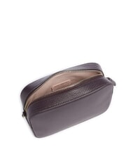 COCCINELLE TEBE Shoulder bag in textured leather plums - Women’s Bags - 3