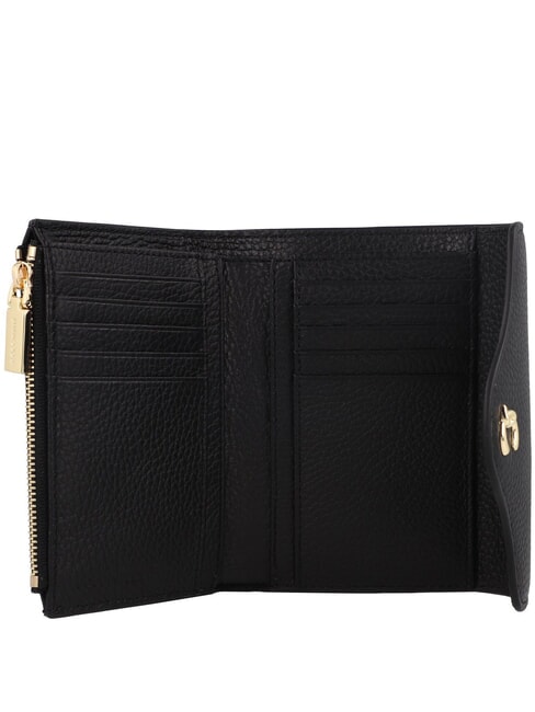 C-ME Medium leather wallet Black - Women’s Wallets