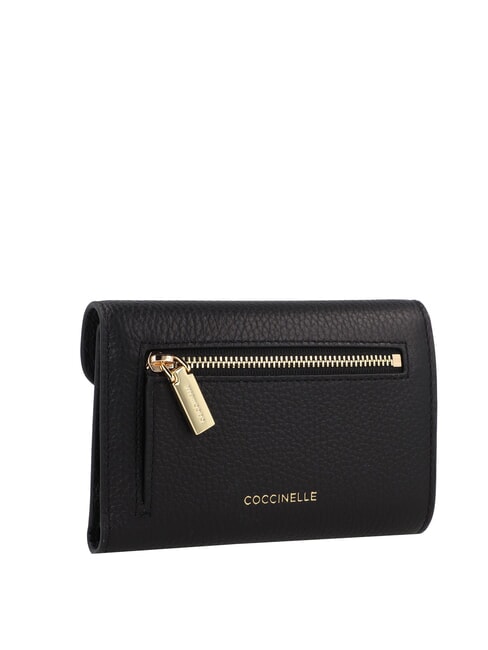 C-ME Medium leather wallet Black - Women’s Wallets
