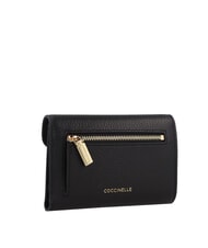 COCCINELLE C-ME Medium leather wallet Black - Women’s Wallets - 3