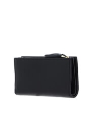 COCCINELLE TASSEL Hammered leather wallet Black - Women’s Wallets - 4