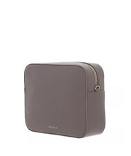 COCCINELLE TEBE Small textured leather bag warm taupe 2 - Women’s Bags - 2