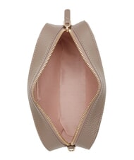 COCCINELLE TEBE Small textured leather bag warm taupe 2 - Women’s Bags - 4