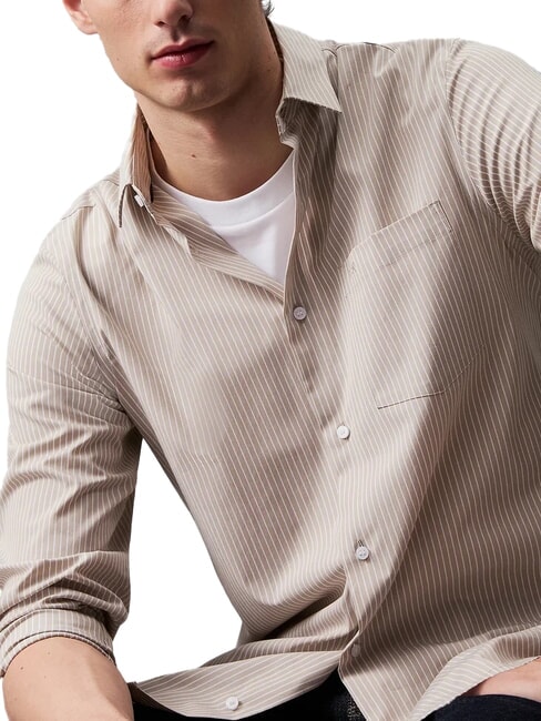 CK Stretch poplin striped shirt London Fog - Men's Shirts