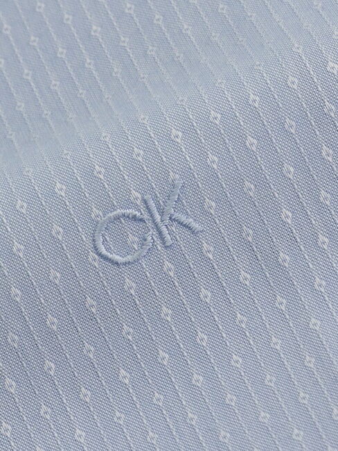 CK Slim fit, non-iron long-sleeved shirt blue view - Men's Shirts