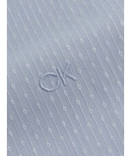 CALVIN KLEIN CK Slim fit, non-iron long-sleeved shirt blue view - Men's Shirts - 3