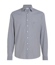 CALVIN KLEIN CK Slim fit long-sleeved shirt night sky - Men's Shirts - 5