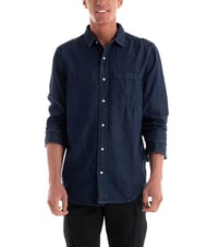 CALVIN KLEIN CK Regular fit denim shirt dark denim - Men's Shirts - 3