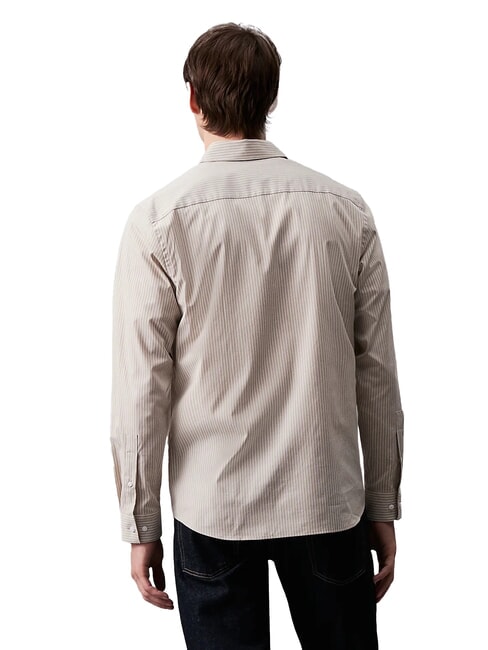 CK Stretch poplin striped shirt London Fog - Men's Shirts