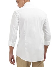 CALVIN KLEIN CK Slim fit cotton poplin shirt bright white - Men's Shirts - 2
