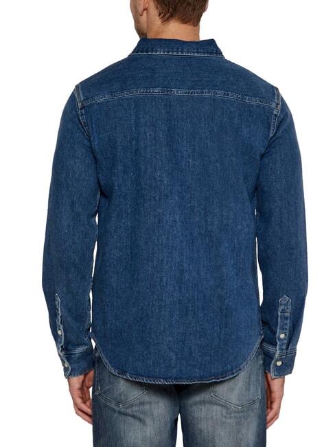 CK JEANS Regular fit long sleeve denim shirt dark denim - Men's Shirts