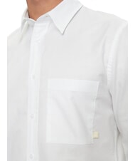 CALVIN KLEIN CK JEANS Slim fit cotton long-sleeved shirt bright white - Men's Shirts - 3