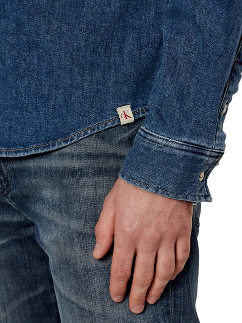 CK JEANS Regular fit long sleeve denim shirt dark denim - Men's Shirts