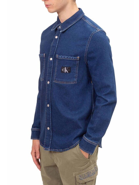 CK JEANS Regular fit long sleeve denim shirt dark denim - Men's Shirts