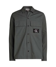 CALVIN KLEIN CK JEANS Relaxed fit long-sleeved cargo shirt endless grey - Men's Shirts - 4
