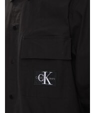 CALVIN KLEIN CK JEANS Relaxed fit long-sleeved cargo shirt ck black - Men's Shirts - 3