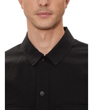 CALVIN KLEIN CK JEANS Relaxed fit long-sleeved cargo shirt ck black - Men's Shirts - 4