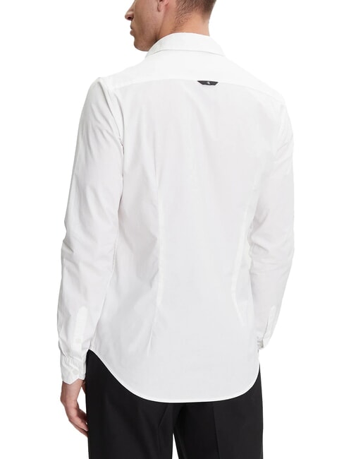 CK JEANS Slim fit stretch long-sleeved shirt bright white - Men's Shirts