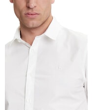 CALVIN KLEIN CK JEANS Slim fit stretch long-sleeved shirt bright white - Men's Shirts - 3