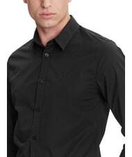 CALVIN KLEIN CK JEANS Slim fit stretch long-sleeved shirt ck black - Men's Shirts - 3