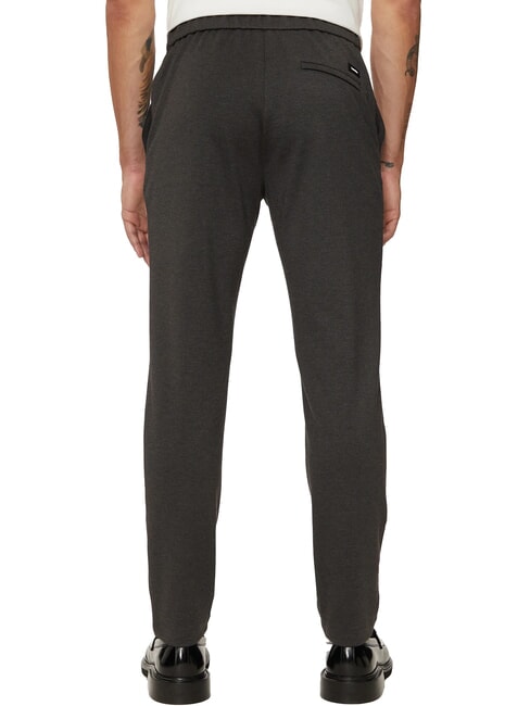 CK Slim fit trousers with elastic waist dark gray heather - Trousers