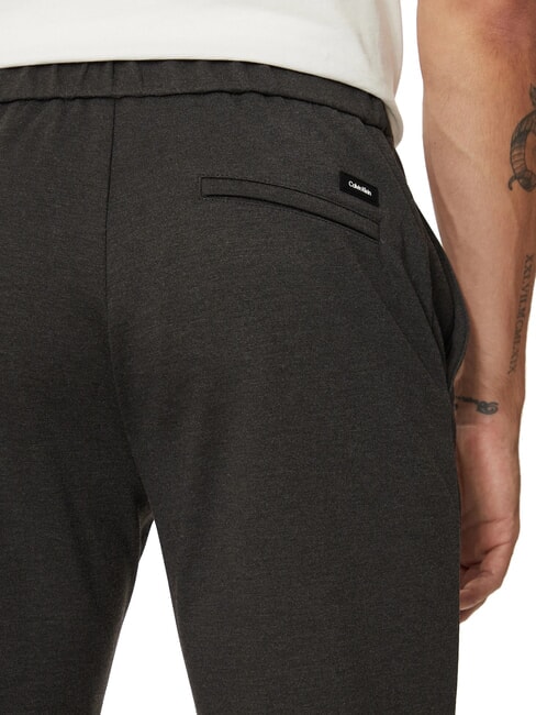 CK Slim fit trousers with elastic waist dark gray heather - Trousers