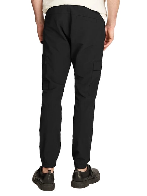 CK JEANS Stretch cargo jogger pants ck black - Jeans