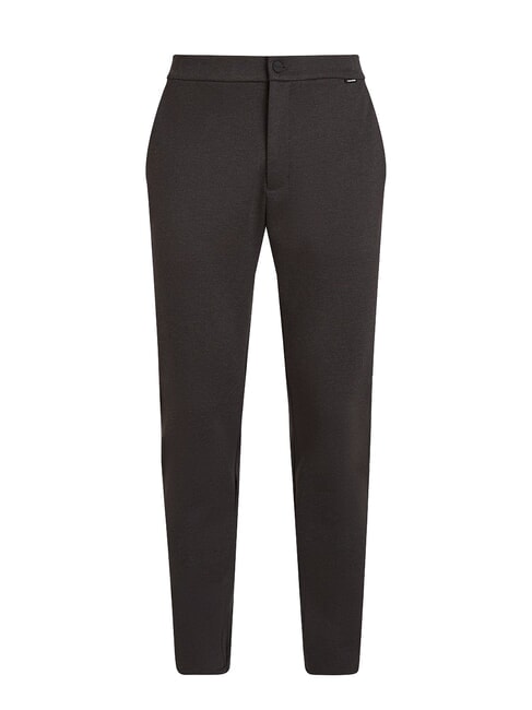 CK Slim fit trousers with elastic waist dark gray heather - Trousers