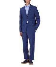 CALVIN KLEIN CK Elegant slim-fit wool blend trousers slate blue - Trousers - 4