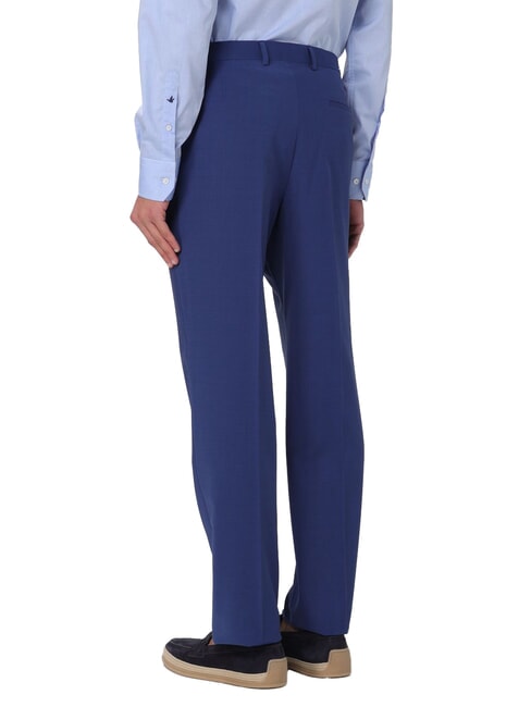 CK Elegant slim-fit wool blend trousers slate blue - Trousers