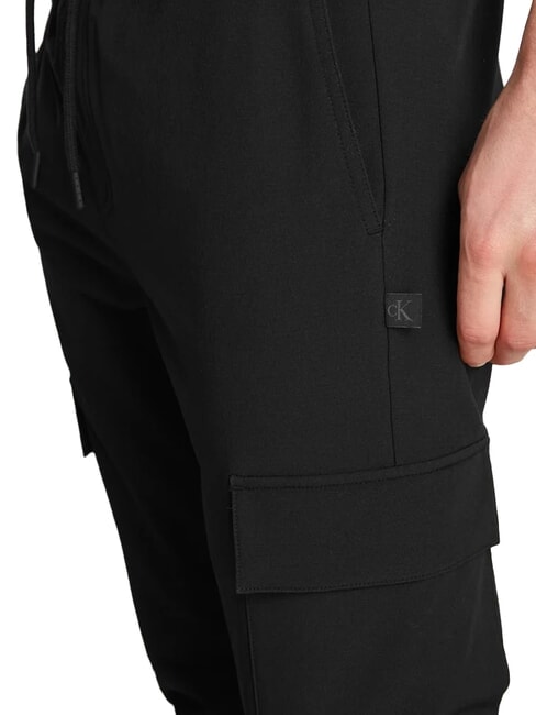 CK JEANS Stretch cargo jogger pants ck black - Jeans