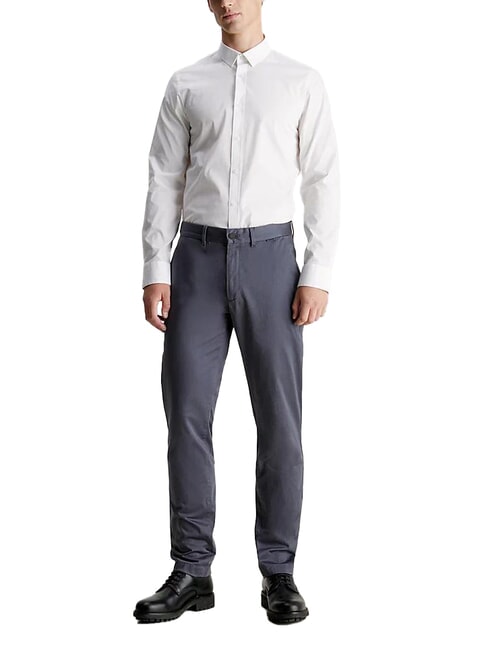 CK Slim fit chino trousers Iron Gate - Trousers